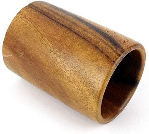 Wooden Kitchen Countertop Tool Utensil Holder Crock for Spoons Spatula Straw Cutlery Accessories Utinsels Storage, 4" x 6"...