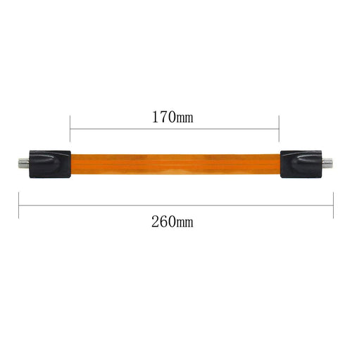 VANTRONIK Flat Coaxial Cable for Windows Ghost Wire Ultra-Thin Soft Window Cable for TV 11.8 inches Long with F Connector...