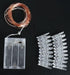 JMTGNSEP 50LED 20 Photo Clips String Fairy Lights Battery Powered Decoration for Living Bedroom Indoor Christmas Party Wedding for Photo Picture H...