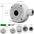 (New Upgrade) Security Camera Junction Box,Universal IP Camera Mount,Security Camera Bracket Outdoor,Metal Aluminum Waterproof Security Camera Mou...