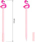 12Pcs/Bulk Cute Pens Aesthetic Kawaii Pink Flamingo Gel Ink Pen, Novelty Animal Cool Rollerball Fancy Writing Stationery School Office Supply for ...