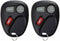 KeylessOption Key Fob Replacement for 1998 1999 2000 2001 2002 2003 2004 Cadillac Escalade Chevrolet Chevy Silverado Suburban Tahoe GMC Yukon Sier...