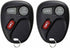 KeylessOption Key Fob Replacement for 1998 1999 2000 2001 2002 2003 2004 Cadillac Escalade Chevrolet Chevy Silverado Suburban Tahoe GMC Yukon Sier...