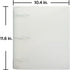 JAM PAPER Plastic 3 inch Binder - Clear 3 Ring Binder - Sold Individually...