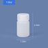 1 oz Wide Mouth Lab Reagent Bottle, Laboratory Grade Chemical Container, Sealed Leak-proof Translucent HDPE Bottle, Pill Bottle, Water Sample Bott...