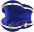 Women Heart Shape Clutch Purse Velvet Shoulder Bag Evening Handbags...
