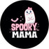 Spooky Mama Family Cute Pink White Ghost Boo Halloween PopSockets Swappable PopGrip...