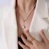 Pearl Choker Necklace 18K Gold Pearl Pendant Chain (Y Shape choker)...