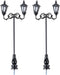 Yardwe Toys Toys 2pcs Miniature Street Light Model Pathway Lantern Post 1:87 Road Light Micro Landscape Ornament for Sand Table Miniature Scenes R...