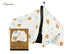 Breathable Cotton Muslin Canopy Car Seat Cover for Girls and Boys,Hot air Balloon(Cotton)...