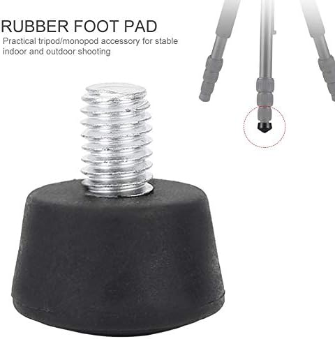 Monopod Foot Pad 1/4inch or 3/8 inch Universal Anti-Slip Rubber Foot Pad Photography Accessories for Tripod Monopod (3/8inch)...