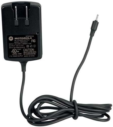 Motorola 89452N/SPN5633A Xoom Travel Charger with Original OEM 89452N SPN5633A - Non-Retail Packaging - Black......