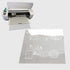 12 Sheets | 7 mil Clear Mylar | 12 x 12 inch | Blank Stencil Making Sheet | for Cricut, Silhouette, Gyro-Cut Tool...