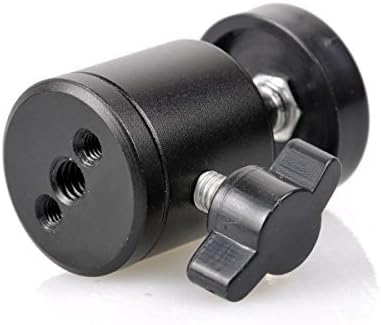 RetiCAM® Mini Ball Head BHA20 - Metal Ballhead 360° Pan 90° Tilt Tripod Mount - BHA20, Aluminum...