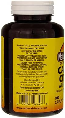 Nature's Blend Calcium Citrate with D3 100 Cplts...