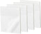 iKyce Transparent Sticky Notes Large? 2.8 x 3.8 inch Translucent Self-Sticky Notes Wide, 200 Sheets Waterproof Clear White reading stickies, 50 Sh...