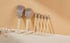 Unique Professional Painter Makeup Brush Set, COSHINE 7pcs Soft Synthetic Wood Handle Foundation, Powder, Eyeshadow, Lip Gloss Cosmetic Brushes Ki...