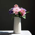 VanEnjoy 7" High Desktop Minimalist White Ceramic Vases Home Office Decoration Frosting Finish Vase...