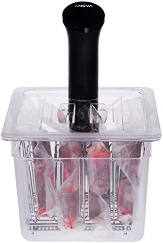 LIPAVI Sous Vide Container Model C10 3.0 Gallon (12 Quarts) 12.7 x 10.3 Inch - NOT INCLUDED: Matching rack and tailored lids for Joule, Anova and ...