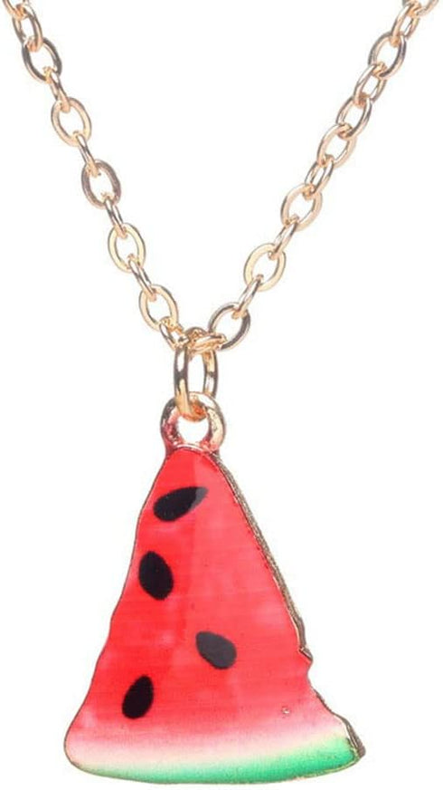 FUTIMELY 4 Pcs Strawberry Jewelry Set Red Strawberry Necklace, Strawberry Earrings, Strawberry Ring, Strawberry Bracelet Cute Food Fruit Charm Jew...