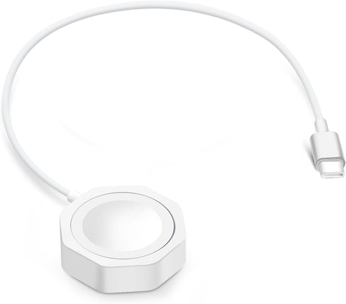 Short Watch Charger Compatible with Apple Watch Charger, USB C Cord Wireless Charging Compatible for Watch 9/8/7/6/SE2/SE/5/4/3/2 (0.78ft/24cm) Sh...