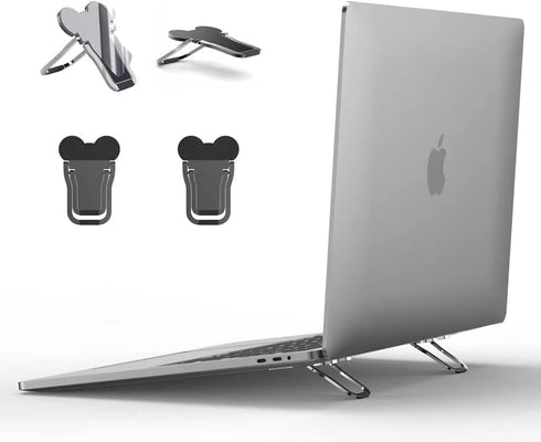 Keyboard stand-2PCS,Portable Invisible Laptop Stand for with 2 Adjustable Angles for Desk,Mini Aluminum Cooling Pad,with MacBook Pro/Air, Lenovo, ...