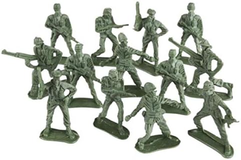 OIG Brands 144 PCS Toy Soldiers and Army Men Action Figures - Diverse Military Toys Playset for Creative Kids, Perfect Plastic Army Men Playset fo...