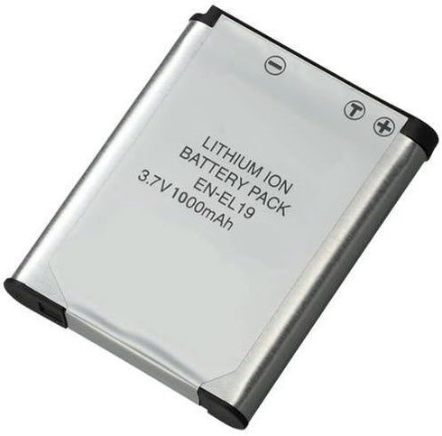 Nikon Coolpix S4100 Digital Camera Battery Lithium-Ion (1000 mAh 3.7V) - Replacement for Nikon EN-EL19 Battery...