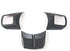 JeCar Interior Steering Wheel Decoration Trim Kits For Jeep Wrangler 2011-2017 JK Unlimited Patriot Compass & Grand Cherokee 2011-2013 (Carbon fib...
