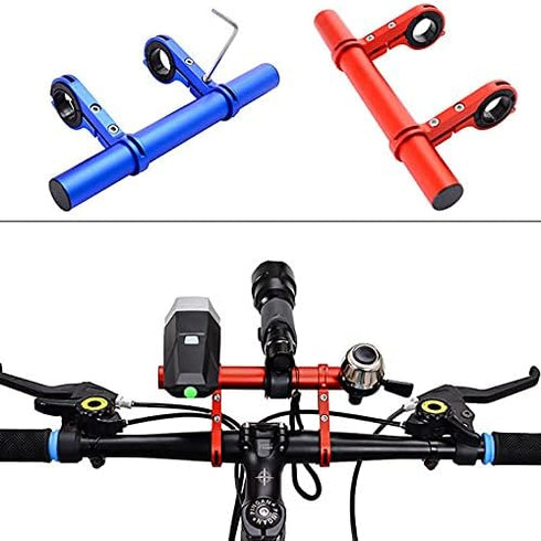 Bicycle Handlebar Extender, Bicycle Handlebar Extension Frame, for Bicycle Accessories Speedometer Flashlight Lamp Phone Mount (Blue)...