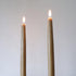 Candlestock Real Bayberry Taper Candle Pair 8 inch - Pure Bayberry and Pure 100% USA Beeswax Blend - Dripless Taper Candle Pair...