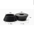 20pcs M6 Cone Cup Washers Anodized Aluminum Alloy Screw Gasket Countersunk Washers (Black)...