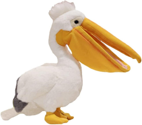 Cute Life Like Pelican Bird Stuffed Animal Plush Toy Simulation Nature Bird Doll Children Birthday Gift 16in...