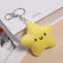 2 Pcs Yellow Plush Star Car Keychain Backpack Accessories Doll Pendant Heart Healing in Addition to Serving as a Keychain Women's Keyrings and Key...