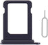 SIM Card Tray Holder Slot Replacement for iPhone 12 (Black) with Waterproof Rubber Ring and Eject Pin (Single Sim Version)......