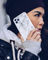 FELONY CASE iPhone 13 Pro Max Case - White Polished Marble iPhone Case - Wireless Charging Compatible - Anti-Scratch, 360° Shockproof Protective C...