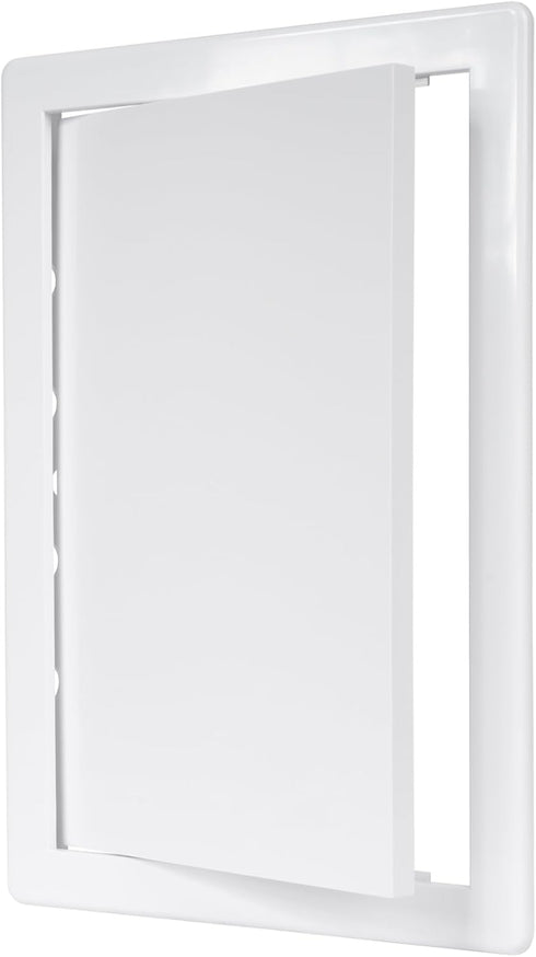 8" x 12" White Plastic Access Panel. Service Shaft Door Panel. Plumbing, Electricity, Heating, Alarm Wall Access Panel for Drywall. Bathroom Servi...