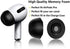 Foam Tips Compatible with AirPods Pro, Memory Foam Ear Tips, Fit in Case,with Built-in Dust-Guard Net,Noise Cancelling,Comfortable, 3 Pairs Black ...