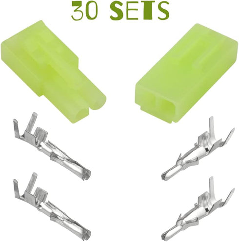 WMYCONGCONG 30 Pairs Male Female Connector Compatible with Mini Tamiya Style Connector Type B...