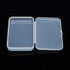 4 Pcs Mini Clear Storage Containers Rectangle Plastic Box Empty Hinged Boxes Small Bead Storage Case for Jewelry...