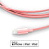 MFi-Certified Lightning Cable iPhone Charger - Compatible with iPhone Xs MAX XR X 8 8 Plus 7 7 Plus 6s 6s Plus 6 6 Plus and More (6FT Rose)...