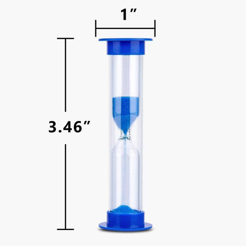 Sand Timer, KISEER 18 Pcs Colorful Hourglass Sandglass Sand Clock Timers Set 30sec / 1min / 2mins / 3mins / 5mins / 10mins for Brushing Children's...