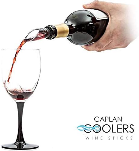 Wine Bottle Chiller Cooling Stick (with Pourer, Aerator, and Bottle Stopper)...