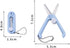 Folding Scissors, 2 Pcs Kids Scissors Portable Scissors Paper Cutting Scissors Safety Scissors for Scrapbooking Art DIY Craft Students Teaching Fa...