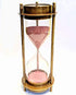 7 Nautical Brass Sand Timer Hourglass with Maritime Brass Compass Table Decorative by Hanzlacollection...
