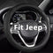 West Llama Customized Auto Car Steering Wheel Cover for Jeep Grand Cherokee,Wrangler,Compass,Gladiator,Cherokee 15-15.5inches(Black-Large Size)...