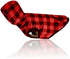 Tineer Large Dog Clothes Pet Sweater Dog Grid Clothing Warm Removable Puppy Cute Hooded Coats Plaid Jacket Hoodies 6 Sizes (S, Red)...