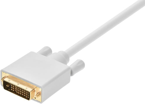 Monoprice 3ft 28AWG DisplayPort to DVI Cable - White...