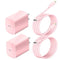 for i Phone Fast Charger, 2Pack for i Phone 14 USB C Power Wall Charger with 6FT Cable, for Liightning Cable Compatible with Phone 13/13 Pro Max/1...