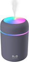 Colorful Cool Mini Humidifier, 300ML USB Personal Desktop Vaporizer with Night Light, Portable Small Mist Humidifier, Quiet Ultrasonic Air Humidif...